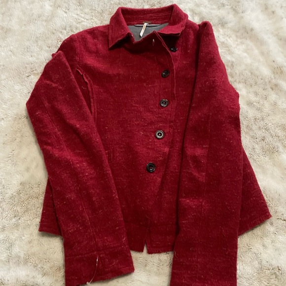 Perfect condition free people wool coat - Picture 4 of 12